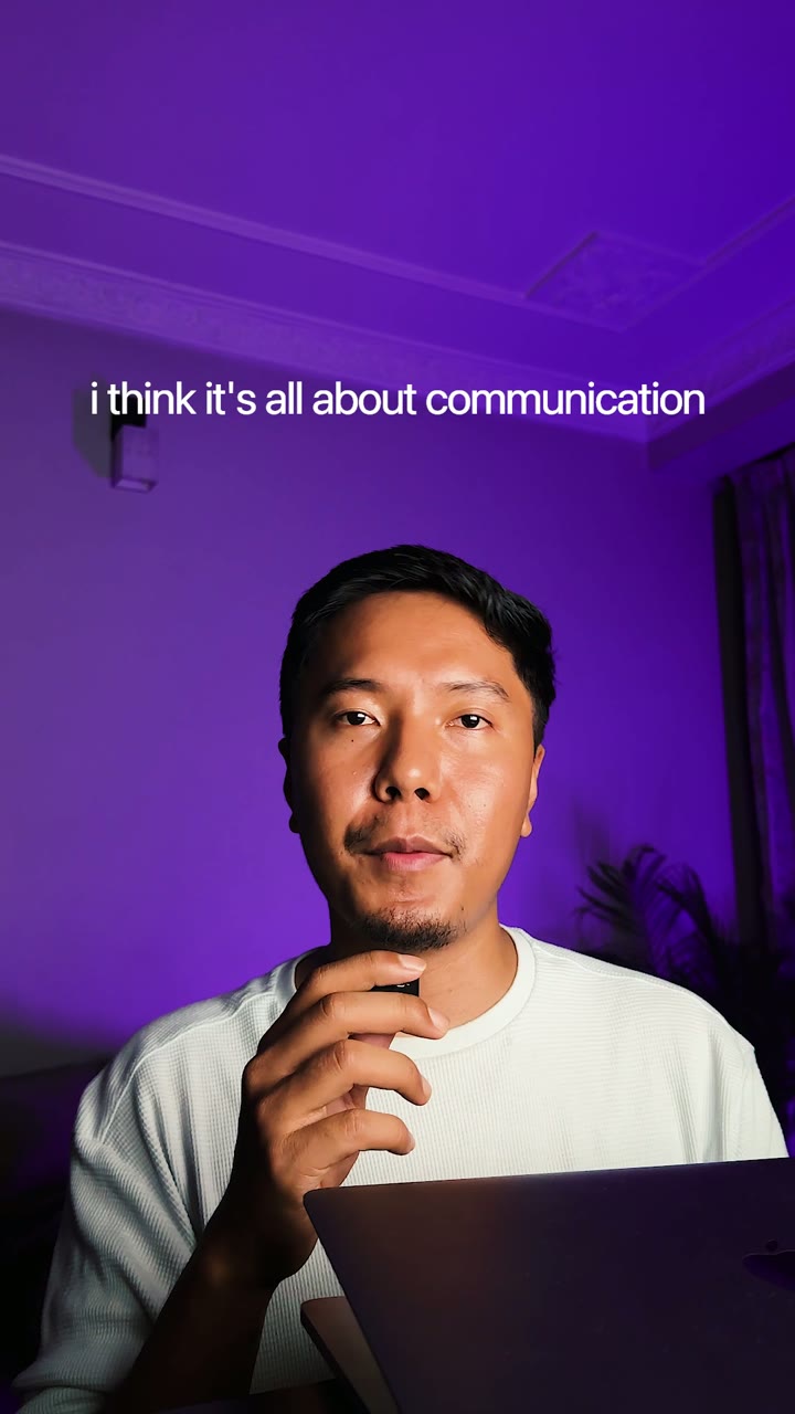 Podcast caption style on a real reel